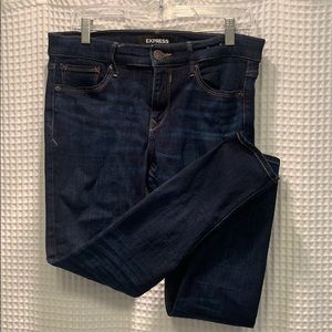 Express Women’s Jeans Stretch Mid-Rise Leggings 8s